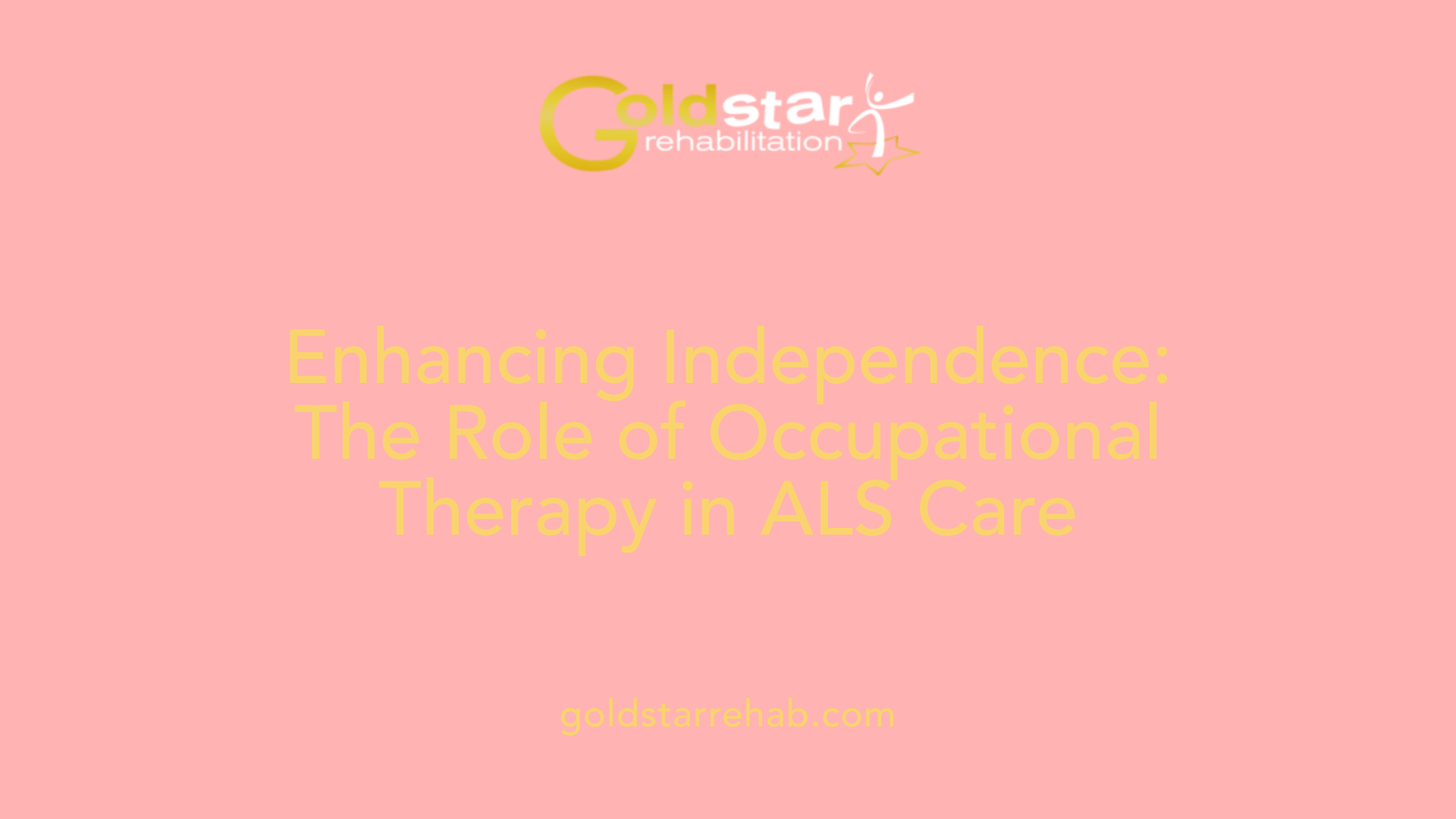 Enhancing Independence: The Role of Occupational Therapy in ALS Care