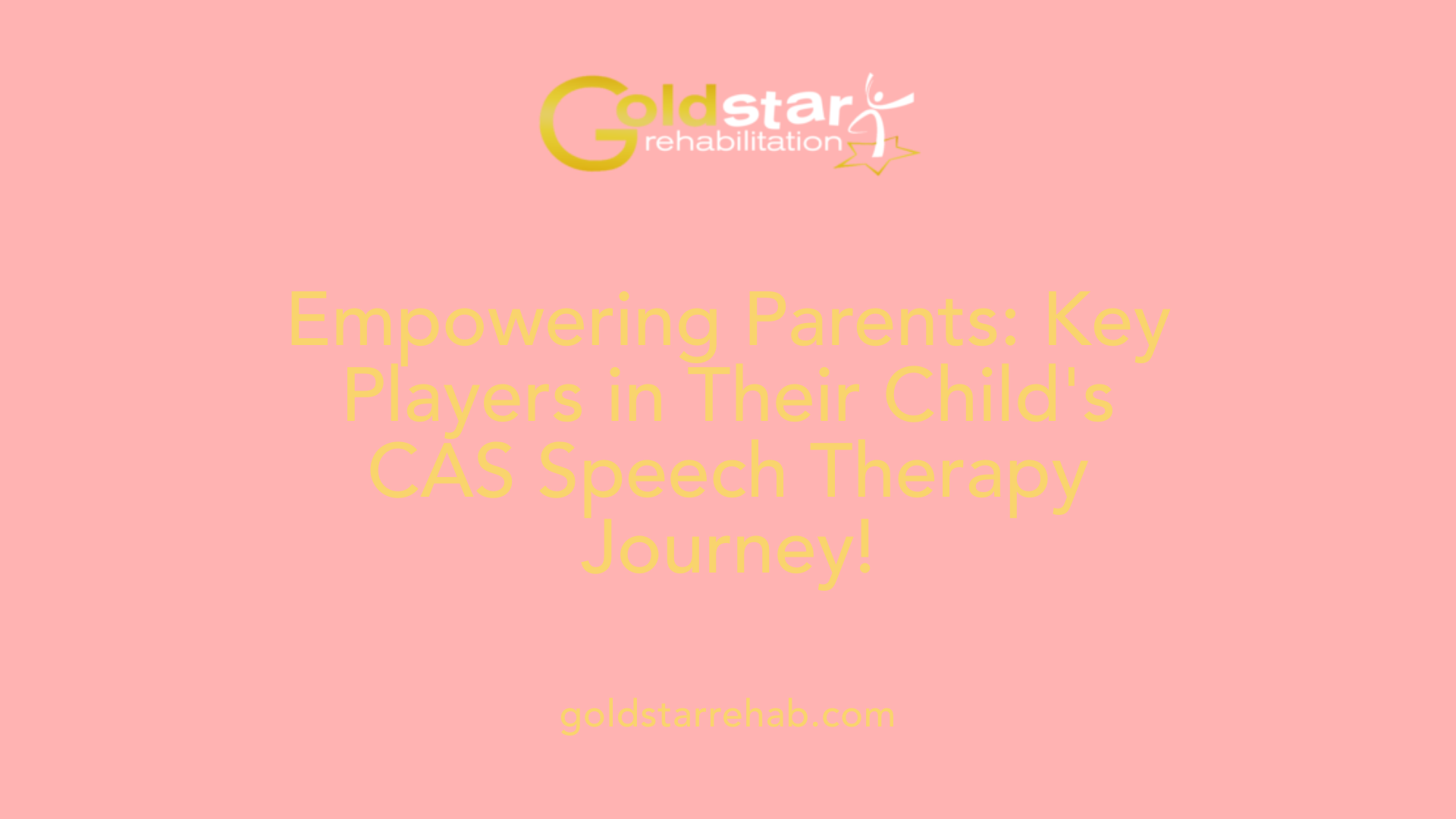 Empowering Parents: Key Players in Their Child's CAS Speech Therapy Journey!